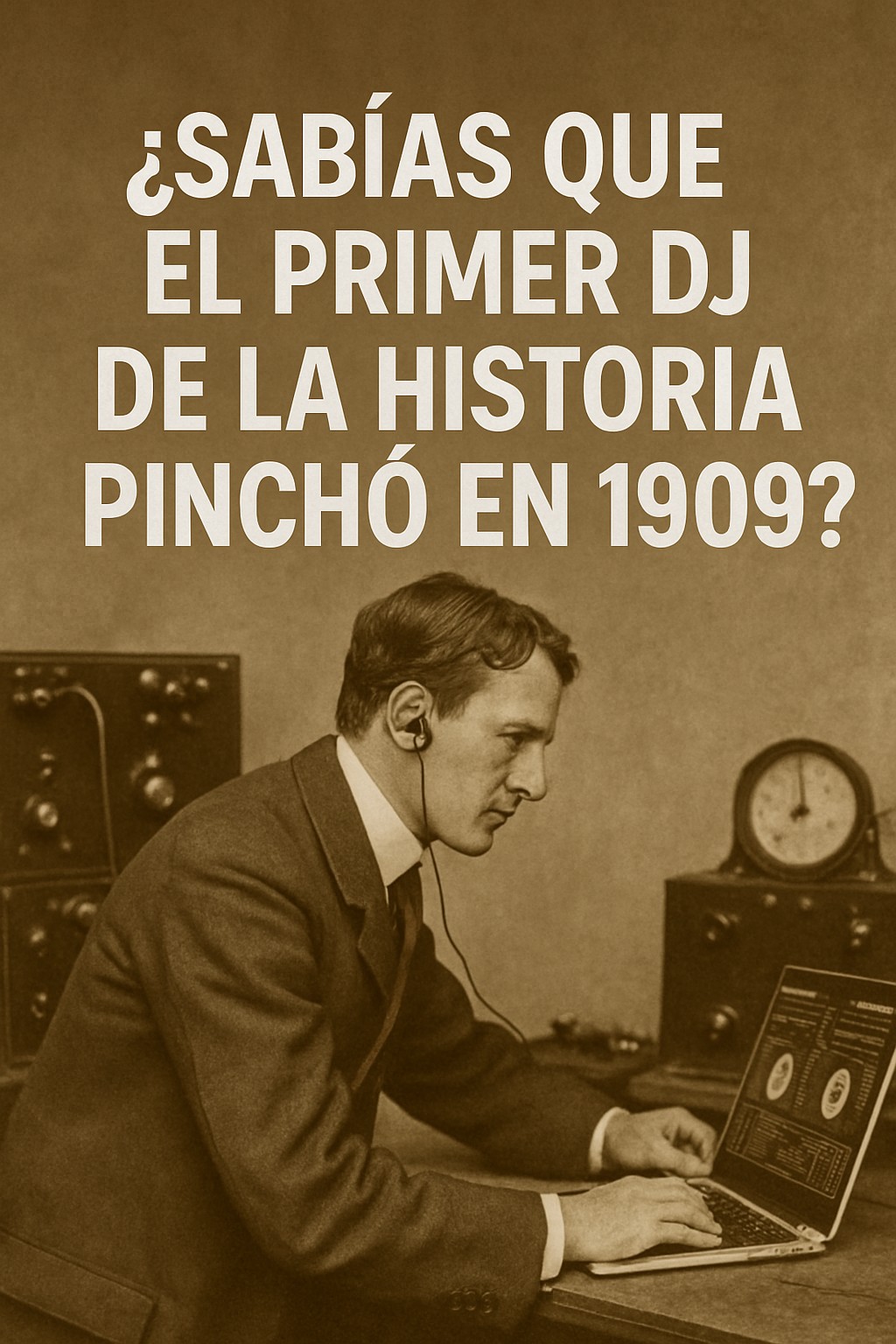 ¿Sabías que el primer DJ de la historia pinchó en 1909?