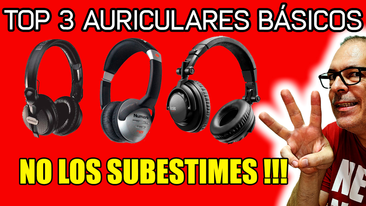 3 Auriculares para empezar o backup